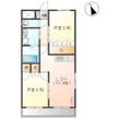 Ｓｏｎｎｅｔｔｅ Ⅱの間取図