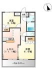 アクアサイド B棟の間取図