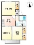 掛川市緑ケ丘2丁目の間取図