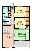 グリーンコーポ北方の間取図