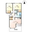 ヴィラ ルミナスAの間取図