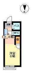 河村ハイツの間取図