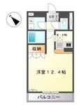 写真:ハイム・サザンクロス 1階102の間取図