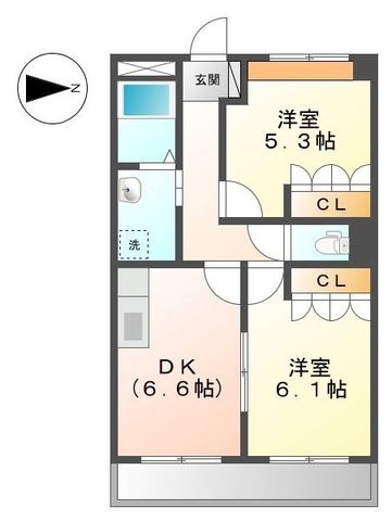 拡大写真:Majesta Villa(マジェスタヴィラ) 1階101の間取り