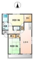ベルドミールセキネD棟の間取図
