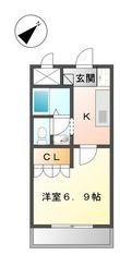 写真：コンフォール・戸手1階の間取図