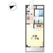 カーティアス Fの間取図