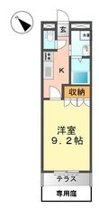 クレドール2番館の間取図