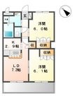 ガーデンヒルズNAKAYAMA壱番館の間取図
