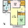 セジュールのぞみⅠ棟の間取図