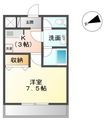 後関マンションの間取図