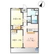 ウエストヴィラージュ(West Village)の間取図
