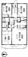 さいたま市浦和区高砂4丁目の間取図