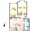 エルシャトーⅡ D棟の間取図