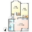 エルシャトーⅡ D棟の間取図
