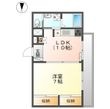 名古屋市天白区元八事4丁目の間取図