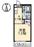 写真:コーポアリメント 2階203の間取図
