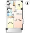 菊池郡菊陽町大字津久礼の間取図