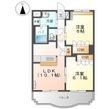 アベニール弐番館の間取図