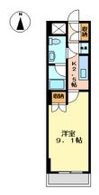 スクエア名駅南の間取図