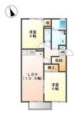セジュール妙見 Ｂ棟の間取図