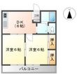 ペルローズＢの間取図