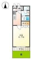 プランドールY’s Ⅰの間取図