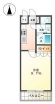 プランドールY’s Ⅱの間取図