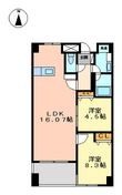 グラン・アベニュー栄の間取図