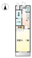 写真：プロスペラーレ2階の間取図
