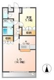 durerⅡ(デュレツー)の間取図
