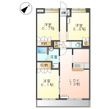 ボンヌール ラパンの間取図