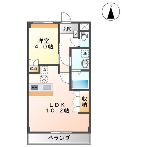 拡大写真:ヴィア グラン シャリオ 1階103の間取り