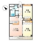 メゾンひばりヶ丘弐番館の間取図