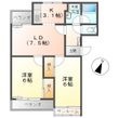 コーポラス中川の間取図