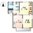 パークヒル B棟の間取図