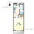 レジデンス和気 B棟の間取図