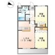 アグアカリエンテの間取図
