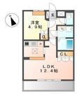 フォレストヴィラⅢの間取図