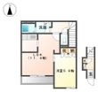 シェルル江戸岡の間取図