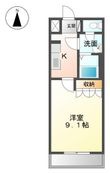 写真:シェルル南方 2階205の間取図