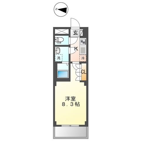 拡大写真:SunGarden -サンガーデン- 1階102の間取り