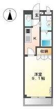 彩城Aの間取図
