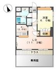 彩城Bの間取図
