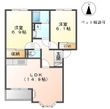 キングス ビレッジＭの間取図