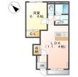 クレストヒルズⅡの間取図