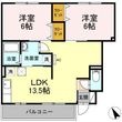セジュールセントレの間取図