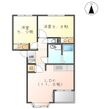 サン ソレイユA棟の間取図
