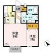 セジュール京の間取図