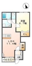 マリンハイムⅡの間取図